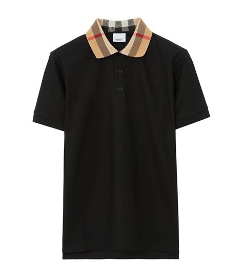 burberry black collar shirt|Burberry shirts price range.